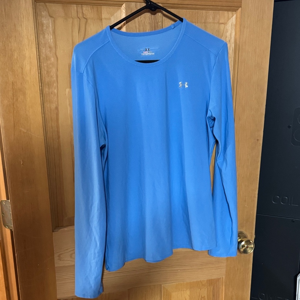 Blue Athletic Long Sleeve Tee